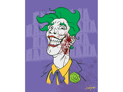 Joker comics illustration joker