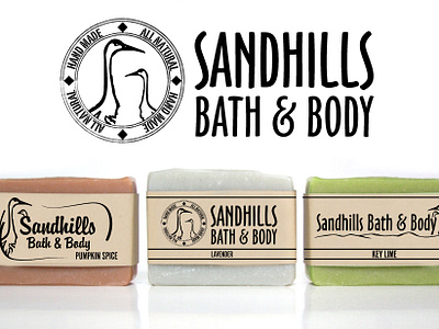 Sandhills Bath and Body branding logo