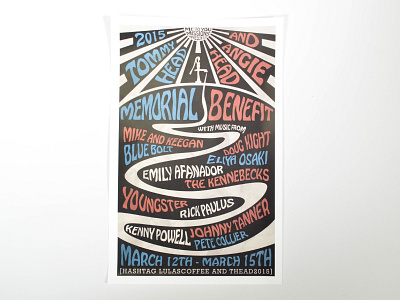 Tommy Head Benefit design poster