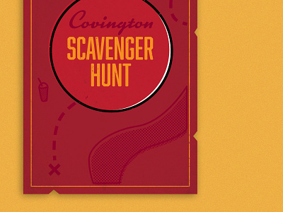 Looking For Treasure illustrator scavenger hunt texture vector