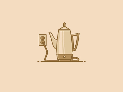 The Percolator brewing methods coffee illustration k cups percolator vector