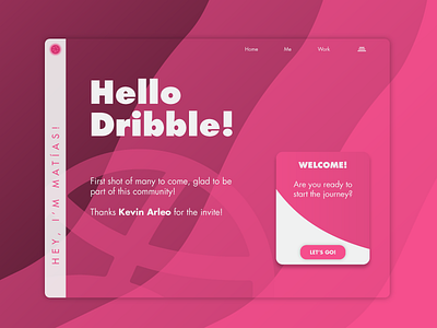 Hello Dribbble!