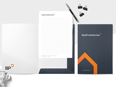 BezProblemow Branding branding branding design casestudy design logo property rebranding shield typography visual brand visual identity