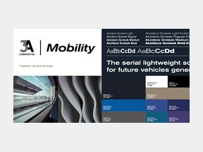 3A Composites Mobility - Branding