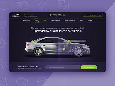 Autotesto - UX and web design for automotive network automotive design graphic design ui ux web design