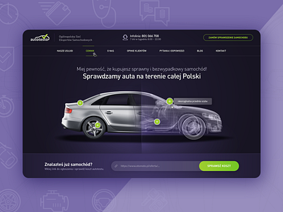 Autotesto - UX and web design for automotive network