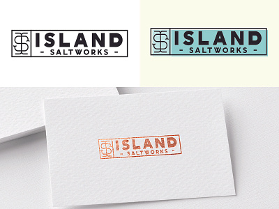Island Saltworks Logo Concept V 2 brand branding design goodtype icon icon logo logo minimal branding type logo type love typegang typography
