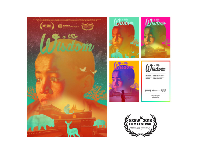 Movie Poster (A Little Wisdom) award typography photography illustration movie poster graphic design poster design