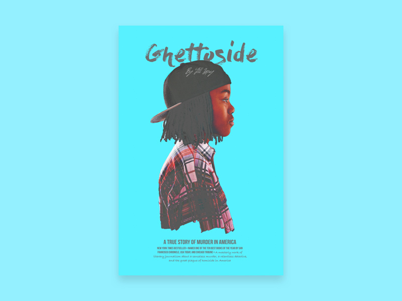 GhettoSide Book Cover design graphic design bookcover design bookcover poster design poster