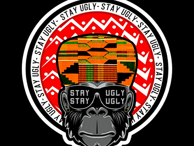 Uglyface logo logo illustration