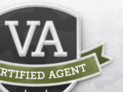 VA Certified Agent Patch badge camo embroidery military patch stitching va veterans united