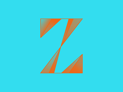 Typehue Z challenge color design design challenge letter type typehue typography weekly z