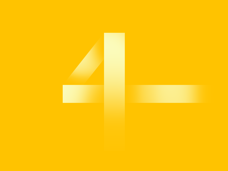 Typehue 4 typehue 4 four design challenge design challenge color type weekly typography letter number