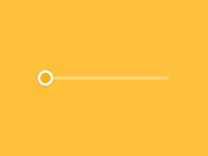 Simple UI Slider animation framer interface minimal orange slider ui ux