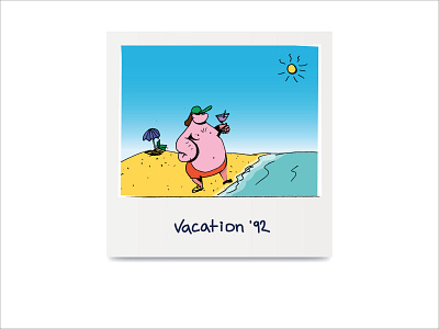 vacation '92 adobe illustrator colorful drawing illustration illustrator illustrator art vector