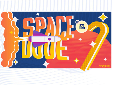 Space Dude children's book cover children illustration colorful illustrator illustrator art space
