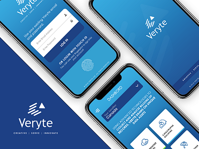 Veryte iOS App UX/UI.