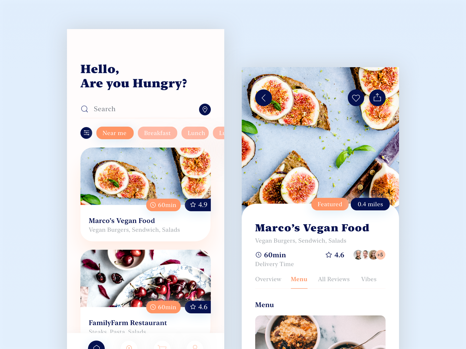 Swify delivery app iOS UI Kit by Katarina for Nice100Team on Dribbble