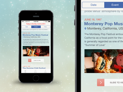 Ethereal mobile app mockup airy app cosmic light mobile