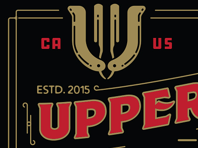 Uppercuts Barbershop design logo