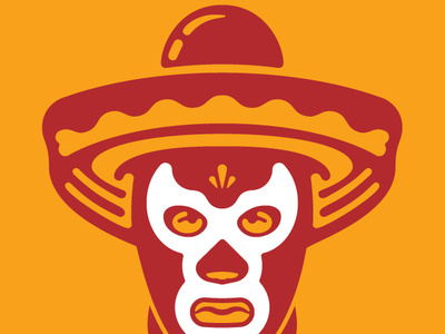 Nanito's Tacos branding illustration logo red