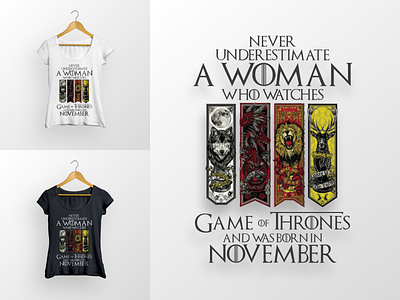 T-Shirt Design - Game of Thrones