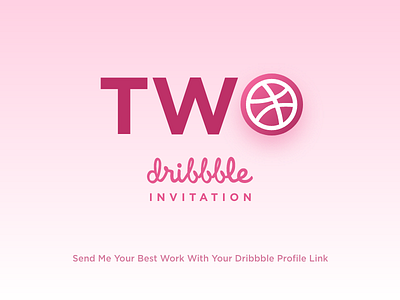 2 Dribbble Invitations