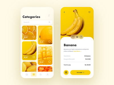 Grocery App Concept Design - Set 2