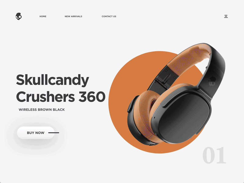 UI Homepage Design - Auto animate - Skullcandy adobe xd animation sign in design flat design graphic design homepage homepage design icon illustration ios app design logo mobile ui design online food sign in top 5 ui design typography ui ui design ux xd