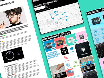 Blockhead - Ecommerce Site branding design web web design web design and development webflow website