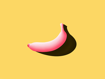 Pink Banana banana design illustration pink pink banana