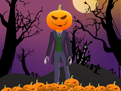 Mr. Halloween design graphic design halloween halloween design illustration illustrator mr. halloween pumpkin