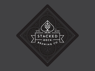 Stacked Deck Brewing Co. Coaster