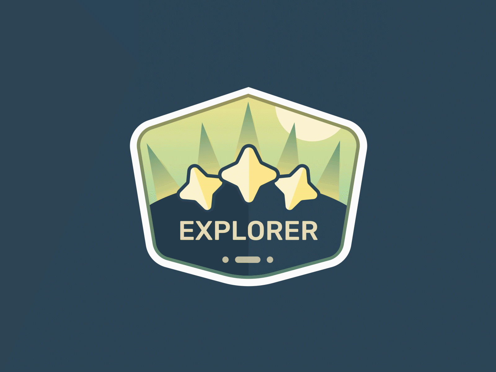Explorer - Status Badge after effects animation app design illustration lottie sketch ui vector