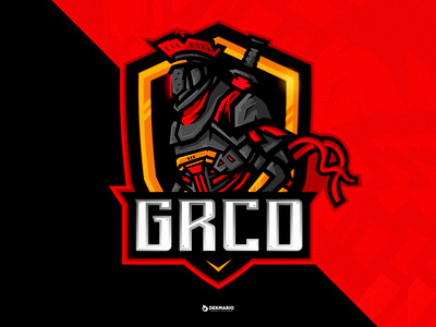 GRCD Mascot Logo branding design esports gaming identity illustration logo logotype mascot vector