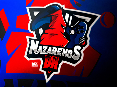 NAZARENOS DH MASCOT LOGO