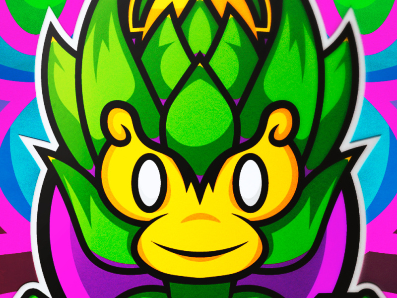 Artichoke Mascot logo by DekMario on Dribbble
