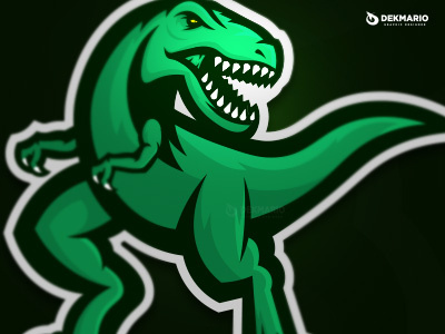 T. Rex branding design esports gaming identity logo logotype mascot rex sport sports