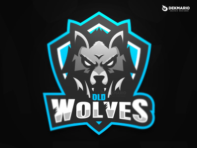 Old Wolves branding design esports gaming identity logo logotype mascot sport sports wolf