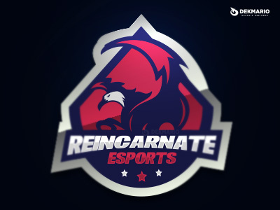 Reincarnate Esprots branding design eagle esports gaming identity logo logotype mascot sport sports