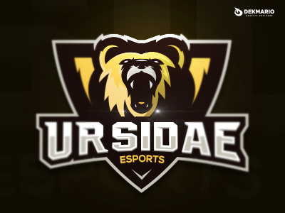 Ursidae Esprots bear branding design esports gaming identity logo logotype mascot sport sports ursidae