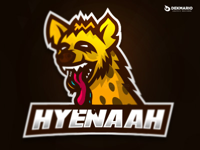 Hyenaah branding design esports gaming hyena identity logo logotype mascot sport sports