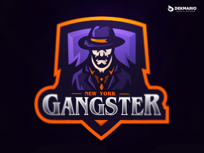 New York Gangster branding design esports gaming gangster identity logo logotype mascot newyork sport sports