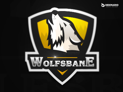 Wolfsbane branding design esports gaming identity logo logotype mascot sport sports wolf