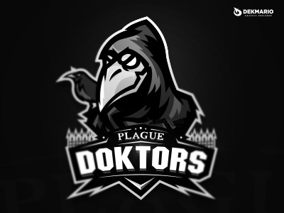 Plague Doktors branding design doctors esports gaming identity logo logotype mascot plague sport sports