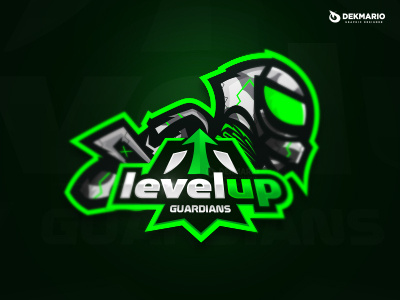 LevelUp Guardians sports sport mascot logotype logo identity guardians gaming esports design branding