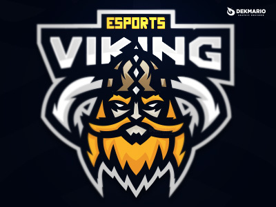 Viking Esports branding design esports gaming identity logo logotype mascot sport sports viking