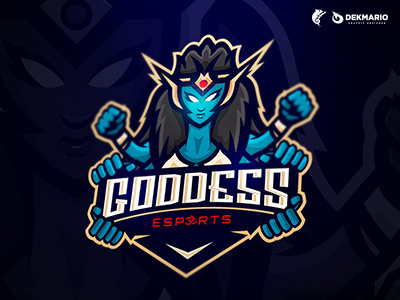 Goddess Esports - Kali branding design esports gaming identity illustration logo logotype mascot sport sports