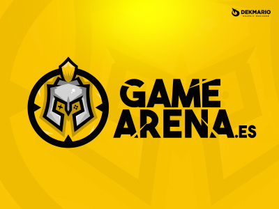 GameArena.es branding design esports gaming identity illustration logo logotype mascot sport sports typography