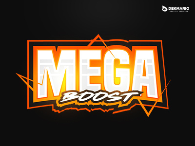 MEGA Boost branding design esports gaming identity illustration logo logotype mascot sport sports typography